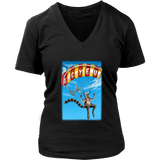 Lucky Lemur Parachute T-shirt, Lemur Sky Diver Shirt, Lemur Gift Shirt