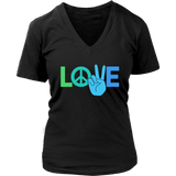 Peace and Love T-shirt, Gift for Hippie, Love Shirt, Gift of Love, Psychedelic Shirt