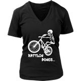 Gift for Mountain Biker, Funny Shirt for Bike Rider, Bike Riding Skeleton T-shirt, Funny Skeleton Shirt