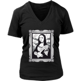 Funny Mona Lisa T-shirt, Goth Mona Lisa Shirt, Funny Mona Lisa Gift, Goth T-shirt