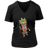 Tiki T-shirt, Gift of Tiki Mask, Tiki Mask Shirt, Dancing Tiki T-shirt