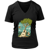 Gift for Music Lover, Guitar Lover T-shirt, Musical Tree of Life Shirt, Guitar Tree T-shirt