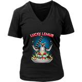 Lucky Lemur T-shirt, Funny Lemur Shirt, Funny Ice Cream T-shirt,