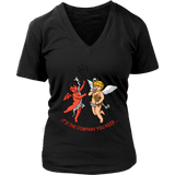 Cherubs T-shirt, Devil/Angel T-shirt, Funny Cherub Gift, Smoking Cherubs T-shirt, Funny Cherub Angel T-shirt