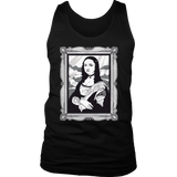 Funny Mona Lisa T-shirt, Goth Mona Lisa Shirt, Funny Mona Lisa Gift, Goth T-shirt