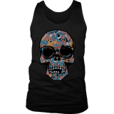 Paisley Skull T-shirt, Flowering Skull Shirt