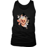 Skull & Flowers T-shirt, Skull and Flowers Gift, BoHo Skull Shirt