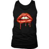 Dripping Lips T-Shirt, Gift for Rocky Horror Fan, Bite my Lip Shirt,