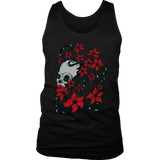 Trash Polka T-shirt, Skull Shirt Gift, Skull and Flowers Shirt, Skull T-shirt