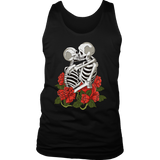 Skeletons Shirt, Kissing Skeletons T-shirt, Gift for Lovers,