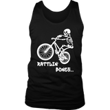 Gift for Mountain Biker, Funny Shirt for Bike Rider, Bike Riding Skeleton T-shirt, Funny Skeleton Shirt