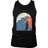 Funny Surfing T-shirt, Grim Reaper Shirt, Funny Gift for Surfer, Grim Reaper Surfing Shirt, Surfer Gift