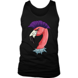 Funny Punk Rock T-shirt, Gift for Punk Rocker, Punk Rock Flamingo, Funny Flamingo Shirt