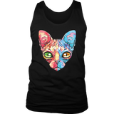 Rainbow Cat T-shirt, Egyptian Cat Shirt, Hairless Cat T-shirt, Gift for Cat Lover, Hairless Cat Owner Gift