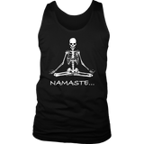 Funny Meditation T-shirt, Gift for Meditation, Namaste T-shirt, Meditation Skeleton Shirt, Funny Skeleton Shirt