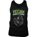 Gift for Vegan, Vegan T-shirt, Vegan Muscle Power Shirt, T-shirt for Vegan