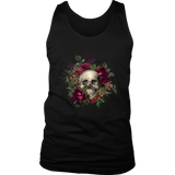 Floral Skull T-shirt, Skull Gift, Skull Shirt, Skull T-shirt, Floral Skull Gift