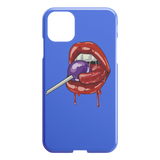 Lollipop Lips iPhone Case - Blue