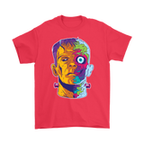 Frankenstein T-shirt, Funny Gift T-shirt, Funny Frankenstein Shirt, Psychedelic T-shirt