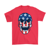 Skull Flag T-shirt, Skull Flag Gift, American Flag Skull, American Flag Gift, Skull T-shirt