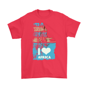 I Love Africa T-shirt, Rhino Gift, Rhino T-shirt, Rhinoceros T-shirt, Africa Shirt