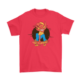 Funny Skater T-shirt, Gift for Skateboarder, Devil on a Skateboard T-shirt, Funny Skateboard gift