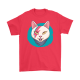 Gift for Cat Lover, Rock and Roll Kitty T-shirt, Bowie Cat Shirt