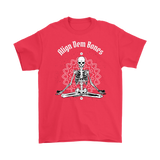 Meditation T-shirt, Funny Meditation Gift, Skeleton Meditation Shirt, Skeleton Yoga Shirt, Funny Yoga Gift