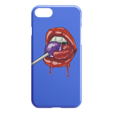 Lollipop Lips iPhone Case - Blue