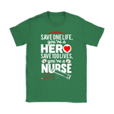 Nurse/Hero T-shirt, Inspirational Shirt for Nurse