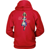 Alice in Wonderland Hoodie, Alice in Wonderland Gift, One Pill Makes you Larger Hoodie, Funny Alice Hoodie