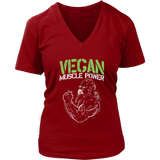 Gift for Vegan, Vegan T-shirt, Vegan Muscle Power Shirt, T-shirt for Vegan