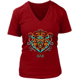 Lion's Head T-shirt, Lion Gift, Lion Shirt, Colorful Lion Head Shirt, Lion T-shirt