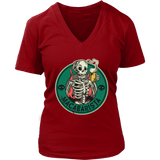 Barista T-shirt, Gift for Barista, Funny Skeleton Barista Shirt, Skeleton Barista T-shirt