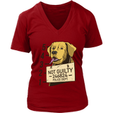 Funny Dog T-shirt, Funny Gift for Dog Lover, Not Guilty Dog Shirt, Dog T-shirt