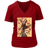 Samurai T-shirt, Japanese style T-shirt, Lucky Lemur in Japan Shirt