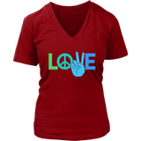 Peace and Love T-shirt, Gift for Hippie, Love Shirt, Gift of Love, Psychedelic Shirt