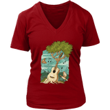 Gift for Music Lover, Guitar Lover T-shirt, Musical Tree of Life Shirt, Guitar Tree T-shirt