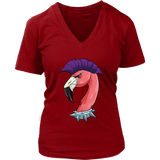 Funny Punk Rock T-shirt, Gift for Punk Rocker, Punk Rock Flamingo, Funny Flamingo Shirt