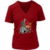 Funny Drummer T-shirt, Shirt for Drummer, Gift for Drummer, Skeleton Drummer Shirt