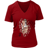 Geisha Girl Shirt, Geisha Skull T-shirt