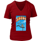 Lucky Lemur Parachute T-shirt, Lemur Sky Diver Shirt, Lemur Gift Shirt