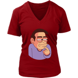 Funny T-shirt, Man Thinking T-shirt, Cartoon Man in Doubt Shirt