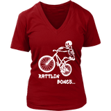 Gift for Mountain Biker, Funny Shirt for Bike Rider, Bike Riding Skeleton T-shirt, Funny Skeleton Shirt