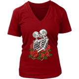 Skeletons Shirt, Kissing Skeletons T-shirt, Gift for Lovers,