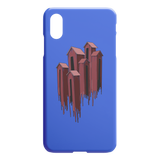 Melting Houses iPhone Case - Blue