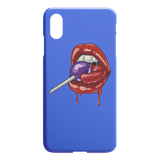 Lollipop Lips iPhone Case - Blue