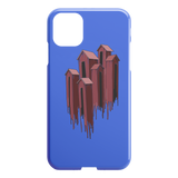 Melting Houses iPhone Case - Blue