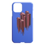 Melting Houses iPhone Case - Blue