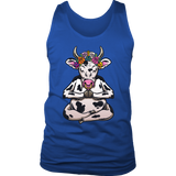 Cow Yoga T-shirt, Gift of Cow Yoga, Meditation Gift, Meditating Cow Shirt